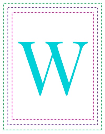 Free Printable Alphabet Letters A to Z