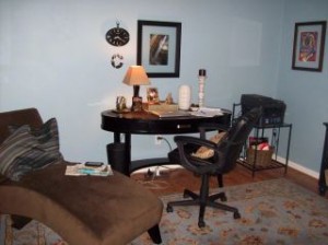 Vicki Chavis - super neat home office for a mom
