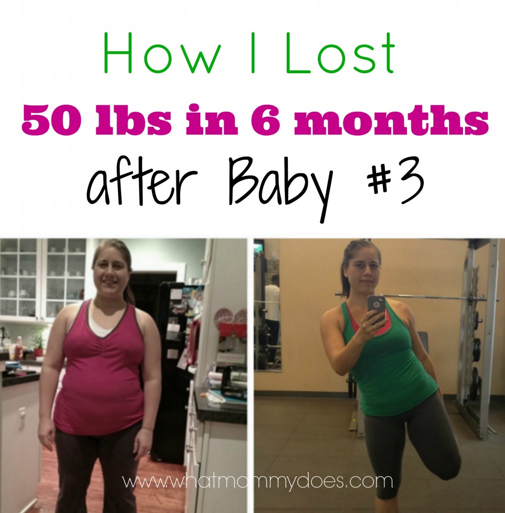Post Baby Weight Loss - How I Lost 50lbs After Having My Third Child -
