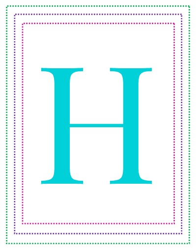 free printable alphabet letters a to z