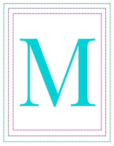 free printable alphabet letters a to z