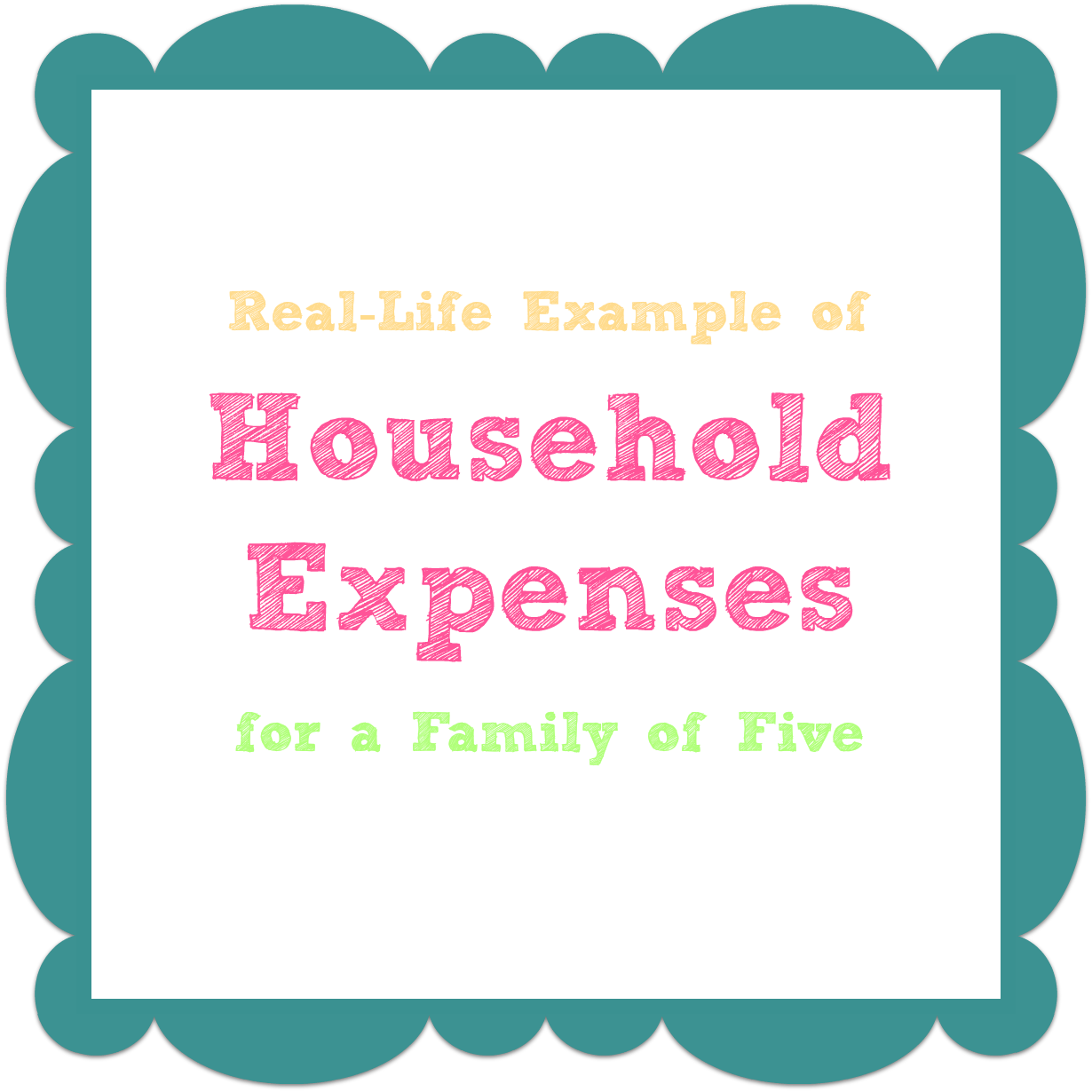 Create a Household Expenses List to Save Money What Mommy Does