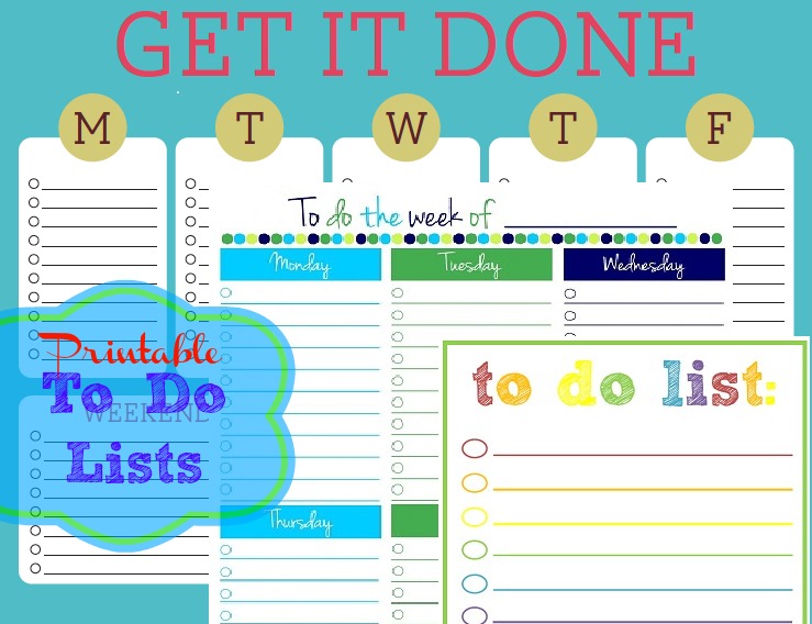 Free Printable To Do List Templates