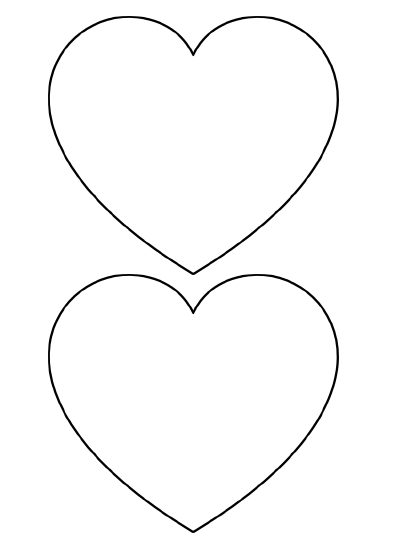 Free Printable Heart Templates – 9 Large, Medium & Small Stencils to Cut  Out - What Mommy Does