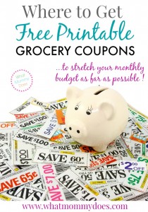Where to Get Free Printable Grocery Coupons