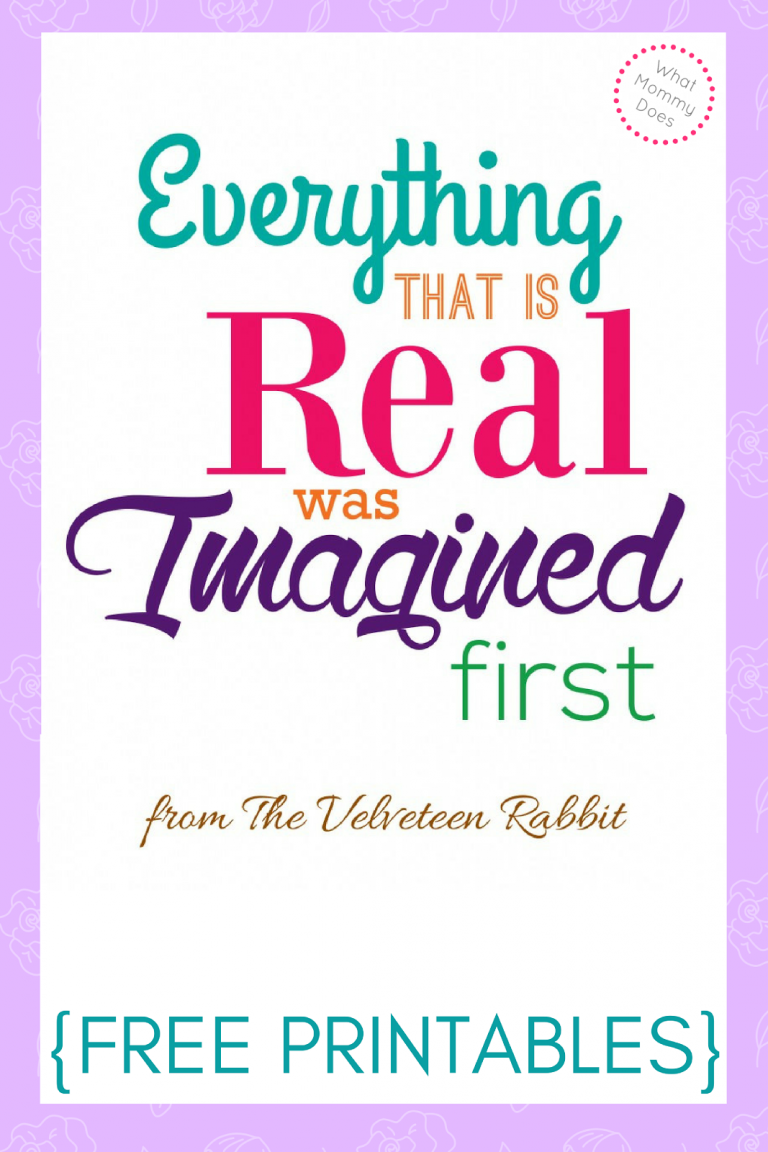 {FREE} Printable Art Inspirational Children's Quote | What Mommy Does