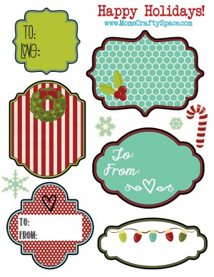 Free Printable Christmas Gift Tags | What Mommy Does