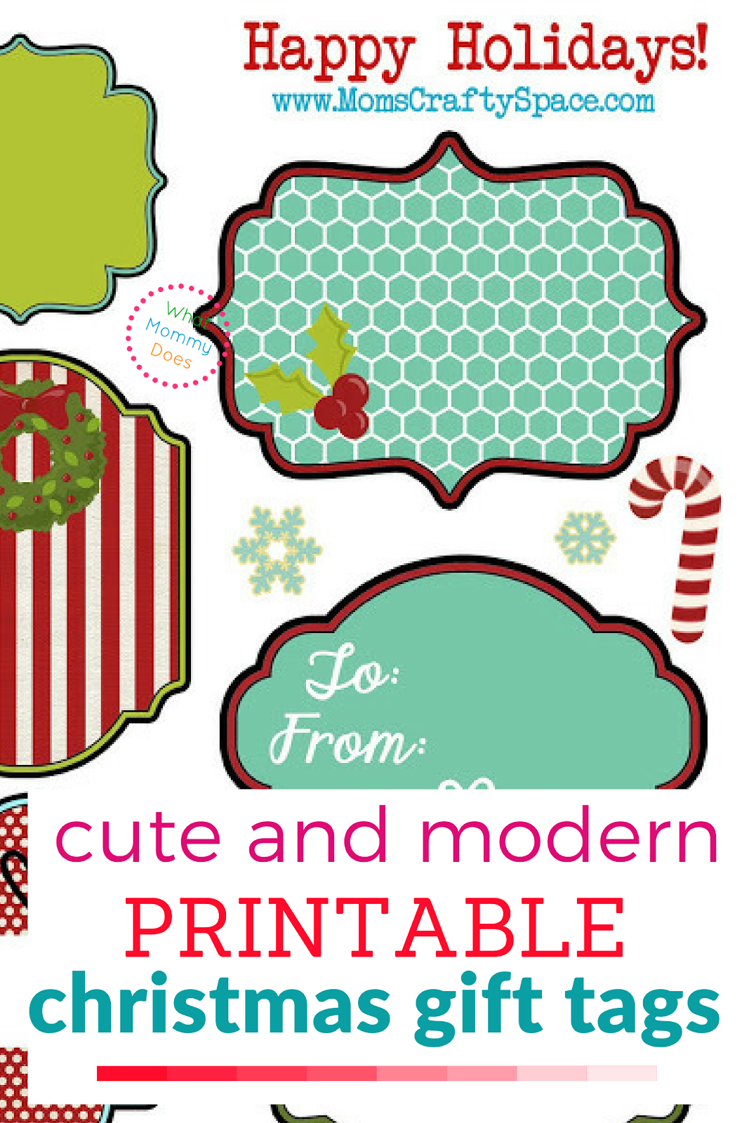Free Printable Christmas Gift Tags What Mommy Does