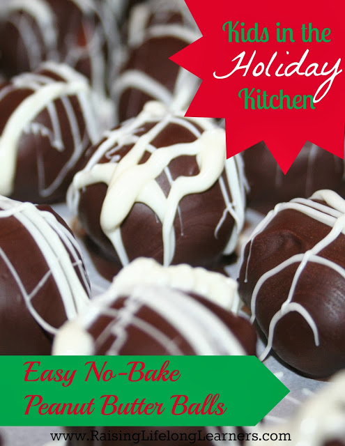 No Bake Peanut Butter Balls from RaisingLifeLongLearners