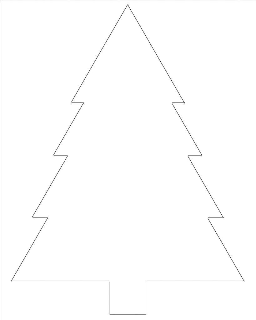 Free Printable Christmas Tree Templates free-printable-christmas-tree-templates
