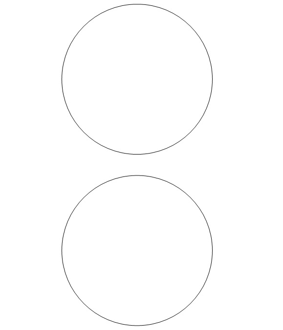 Free Printable Circle Templates Large And Small Stencils