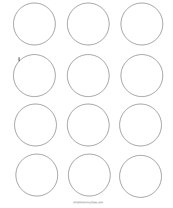 Circle+Template+Print+Out  Circle template, Template printable