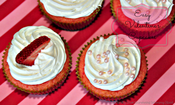 Strawberry Cupcake Idea for February 14th