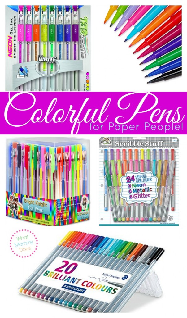 Colorful Pens for Paper People