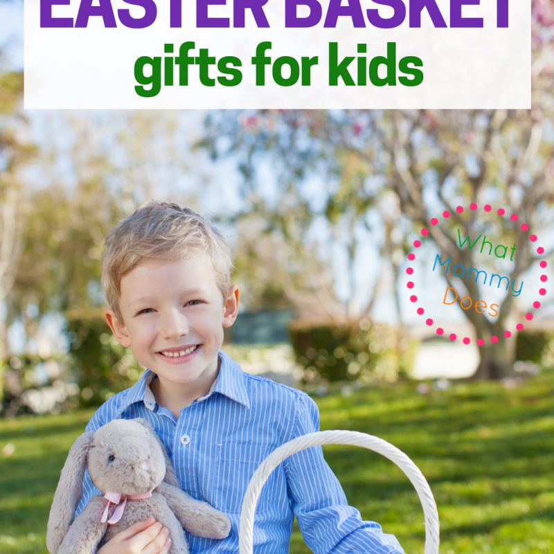 75 Non-Candy Easter Basket Gift Ideas for Kids - If you're looking for Easter basket gift ideas for kids that aren't CANDY, these fillers fit the bill. Some are educational, some are just plain fun, none are edible! LOL