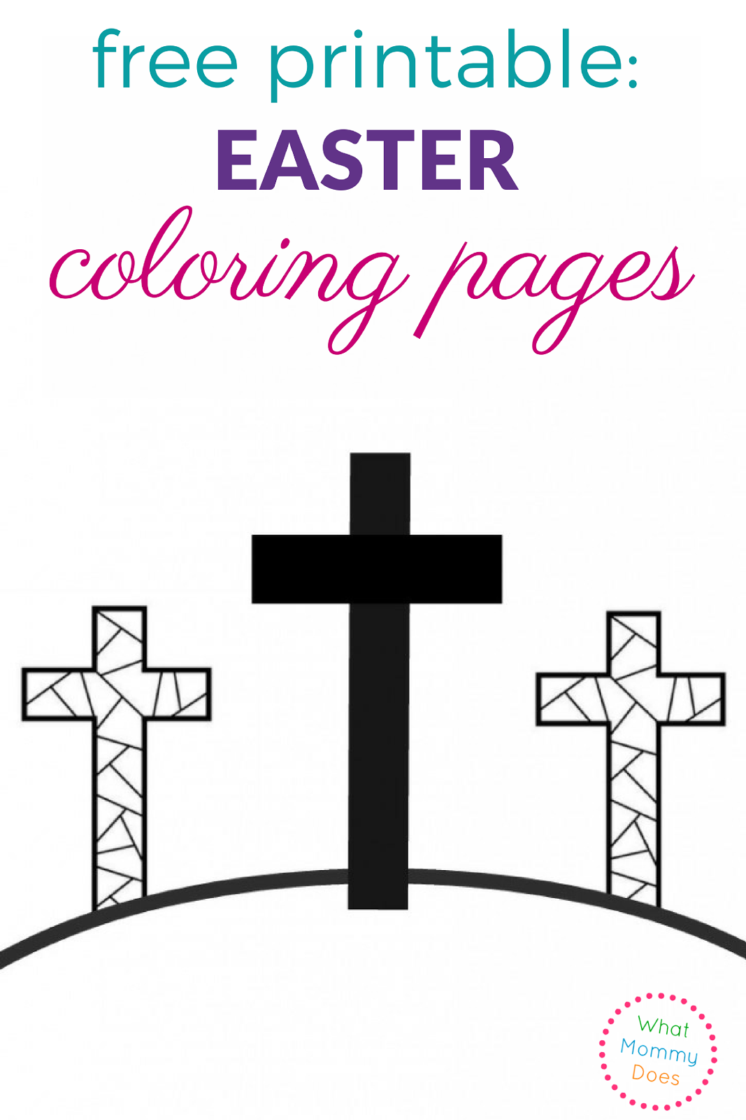 jesus easter coloring pages free