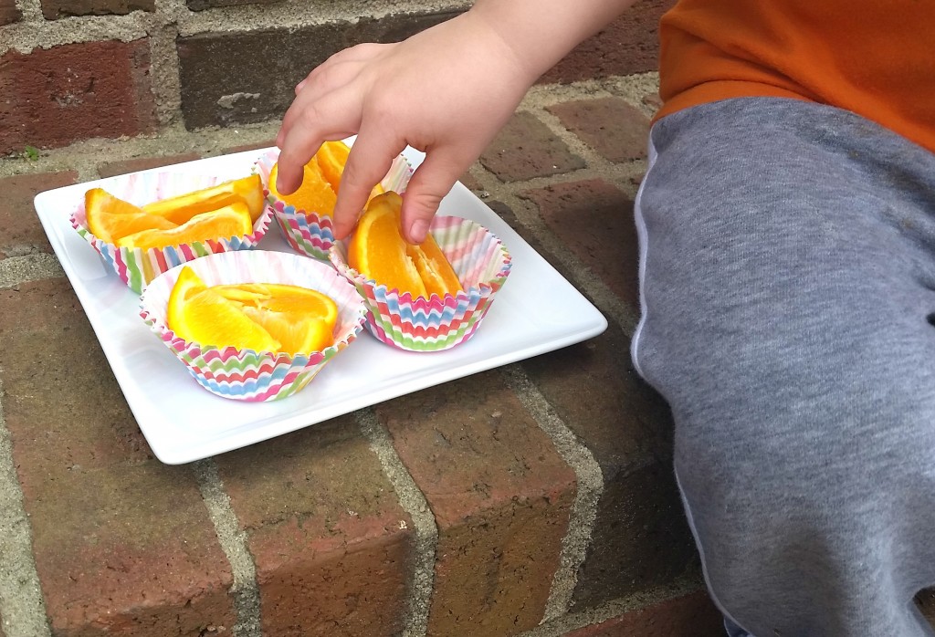 Getting a toddler to eat fruit