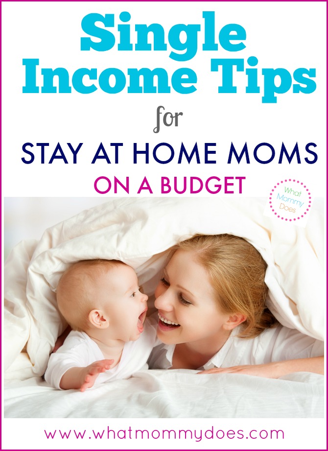 Single Family Tips for SAHMs