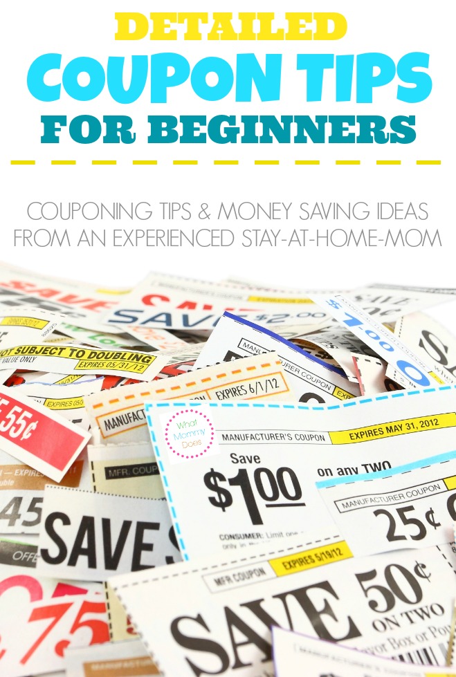 coupon tips for beginners - couponing tips and ideas