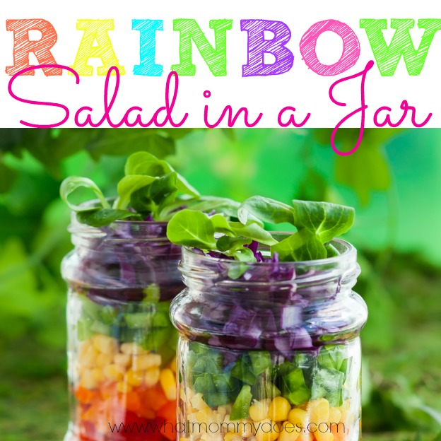 Rainbow Salad in a Jar Facebook