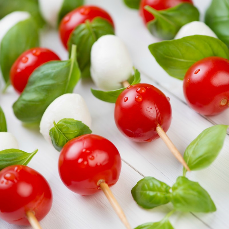 Easy Summer BBQ Appetizer Idea - Caprese Kabobs