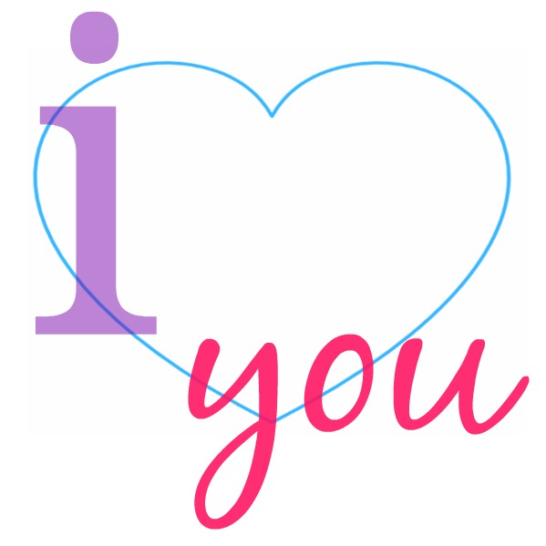 i heart you because