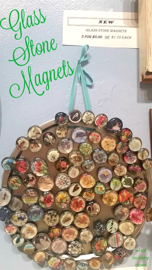 I can't get enough of these GLASS STONE MAGNETS! They're the perfect DIY craft to make and sell at flea markets or craft fairs. Part of my series on ways to make extra money and the post 50+ Crafts to Make and Sell at Crafts Fairs and Flea Markets! Check it out for a great list of things to make and sell…simple, easy ideas anyone can do, even teens and kids!