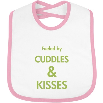 baby girl bib - a perfect baby shower gift! I always loved it when friends and family gave me cute bibs like this.