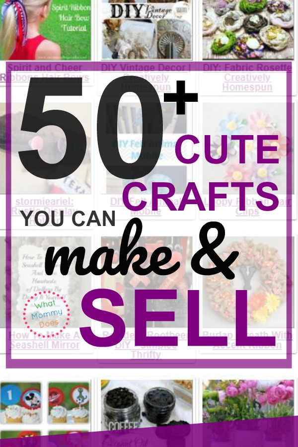 I love gathering ideas of all the easy craft ideas I can make and sell! These would sell so well at flea markets & craft fair! These crafts are perfect for moms who need extra income from home + a fun way for kids and teens to make extra money! | ways to earn extra income from home, stay at home mom job ideas, #extracash #sidegig #mom