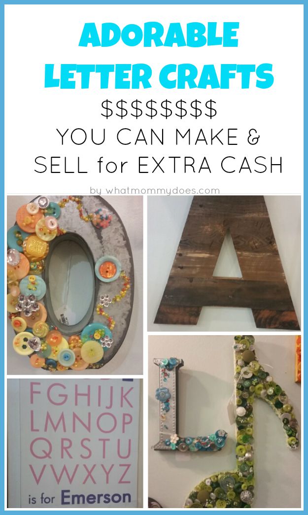 Der Verkauf dieser ADORABLE LETTER CRAFTS ist eine großartige Möglichkeit, zusätzliches Geld zu verdienen. Ich habe diese in einem lokalen Handwerksladen gefunden, der Platz an Einzelverkäufer verkauft. Ein Teil meiner Serie von 50+ Crafts to Make and Sell at Crafts Fairs and Flea Markets! Eine tolle Liste von Dingen, die man herstellen und verkaufen kann... alles einfache Ideen, die jeder machen kann, sogar Kinder und Jugendliche. Klicken Sie hier, um alle Ideen an einem Ort zu sehen.