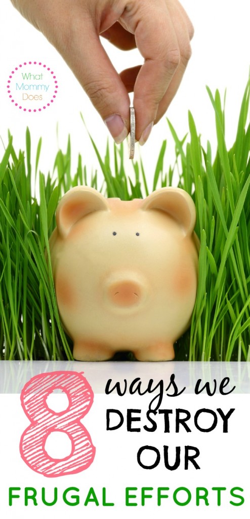 Frugal Living Tips - We spend all this time learning how to be frugal and honing our budget down to the penny, but there may be some lifestyle issues that cause you to sabatoge your own efforts! From grocery shopping foibles to overspending due to these factors, we don't always get the best deals on travel, kids items, and household goods. 