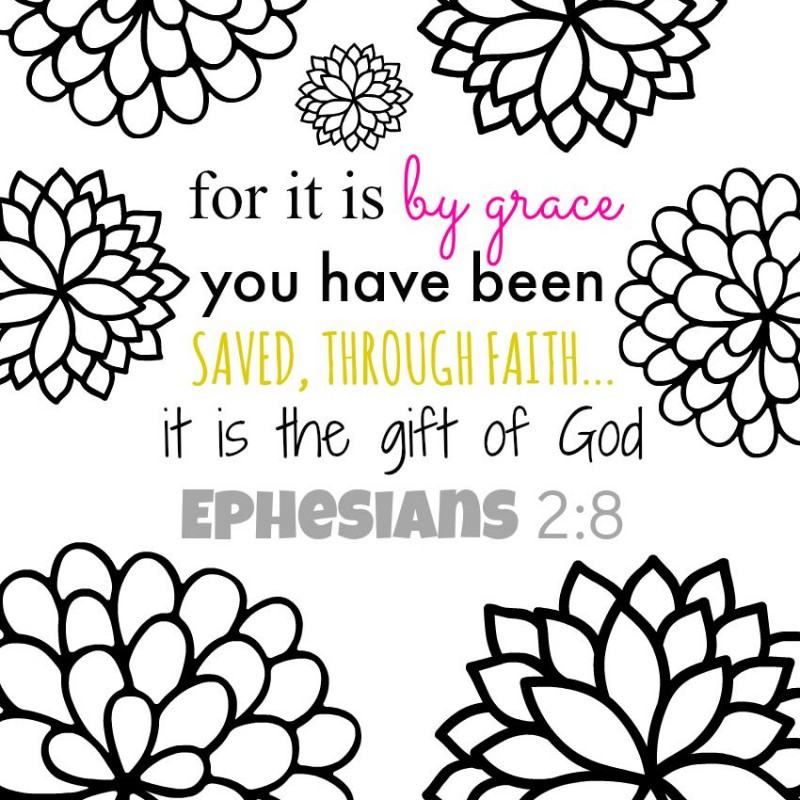 Bible Verse Coloring Page - Here's my latest free printable adult coloring pages. It's a pretty floral pattern whether or not you color it, but even my kids like to color it. It's their favorite flower coloring sheet. Free download at this link.