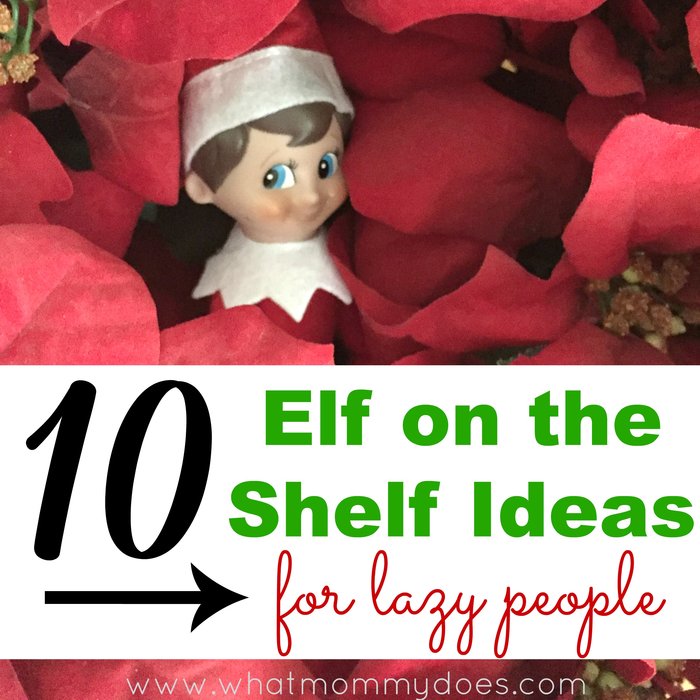 10 elf on the shelf ideas for lazy people Facebook