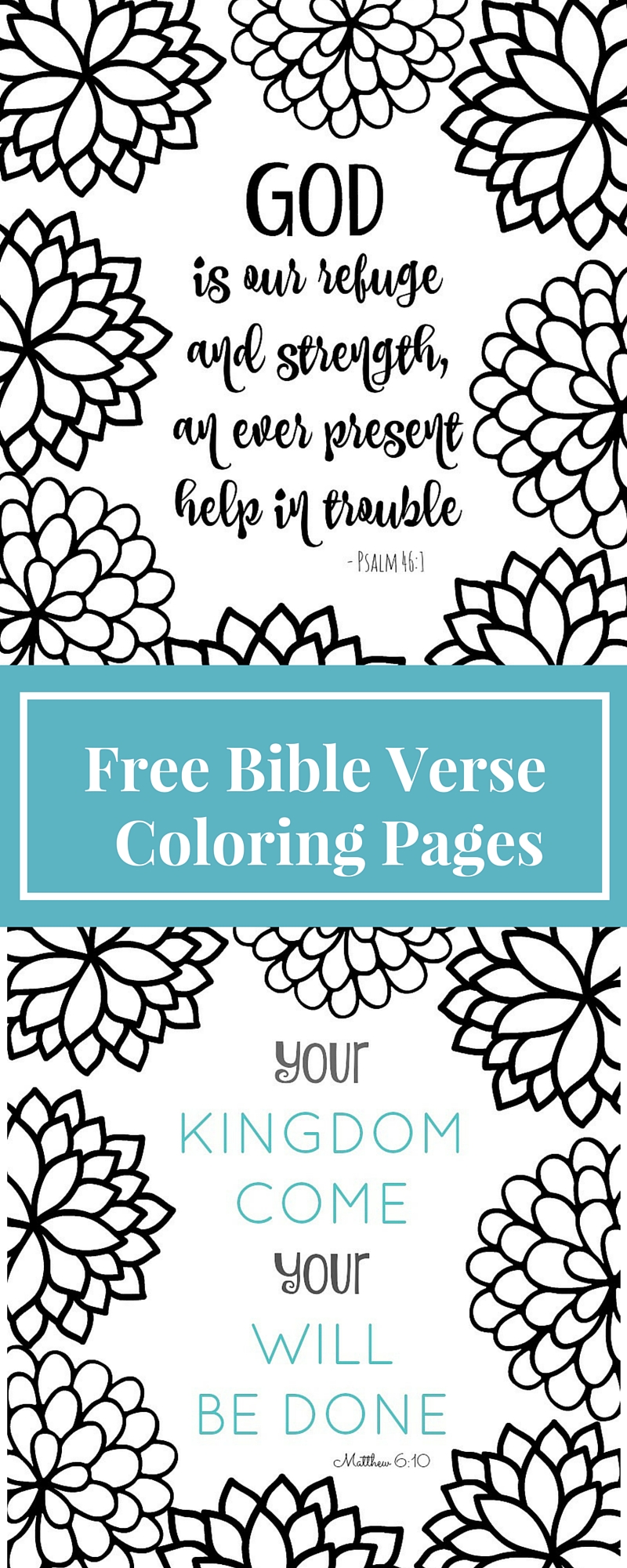 Free Printable Bible Verse Coloring Pages Pretty Flower Design What Mommy Does