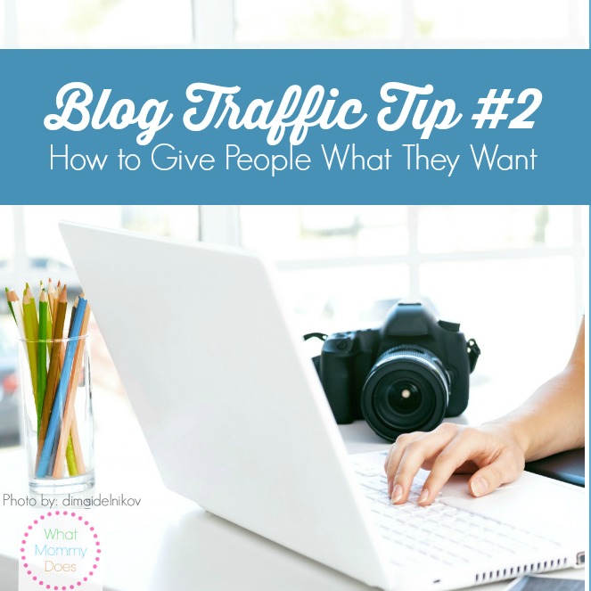 How to Get More Blog Traffic by GIVING PEOPLE WHAT THEY WANT - Post #2 in my blogging tips and tricks series. Whether you're a beginner or advanced, these tutorials will help you get more traffic to your blog, which will ultimately help you make more money!