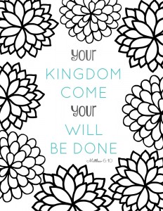Bible Verse Coloring Sheet - part of a series of free printable adult coloring pages. Inspirational Bible verses can help you feel better on a bad day, kids & grown ups alike!