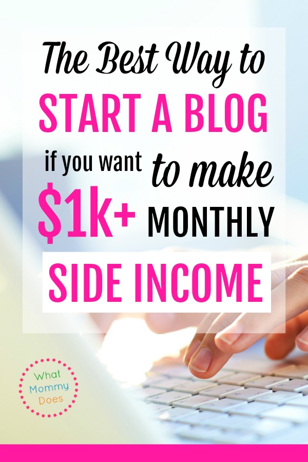 I know MANY people who have used this step-by-step tutorial to start their blog! If you're at all confused, it will show you exactly what to do to set your blog up correctly. This is for people who are serious about creating a blog that makes $1,000+ per month.