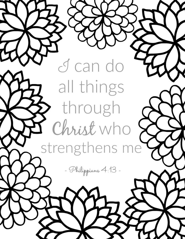 Free Printable Scripture Verse Coloring Pages - What Mommy Does