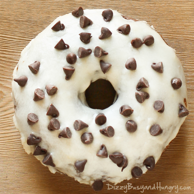 Baked Double Chocolate Doughnuts from Dizzy Busy and Hungry