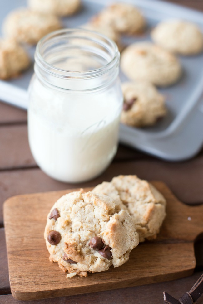 Oatmeal Chocolate Chip Cookies from A Night Owl Blog