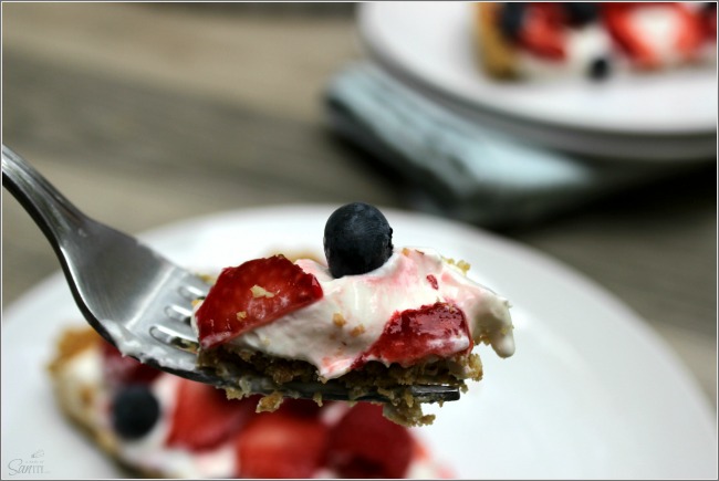 Simple No Bake Fruit Tart from A Dash of Sanity