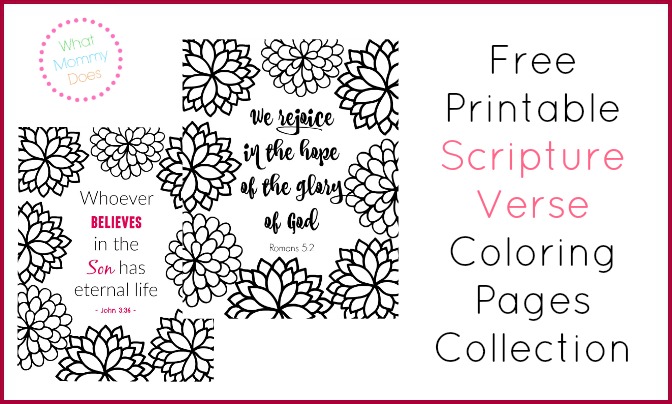 scripture verse coloring pages collection