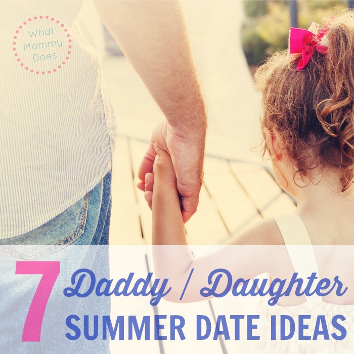 What a lovely list of daddy daughter dates for the summertime! Fun & unique date ideas in case dad wants a list of things to do with his little girl. These work for all ages, from toddlers to teens! Bonus points: they're pretty frugal date ideas, too. :)