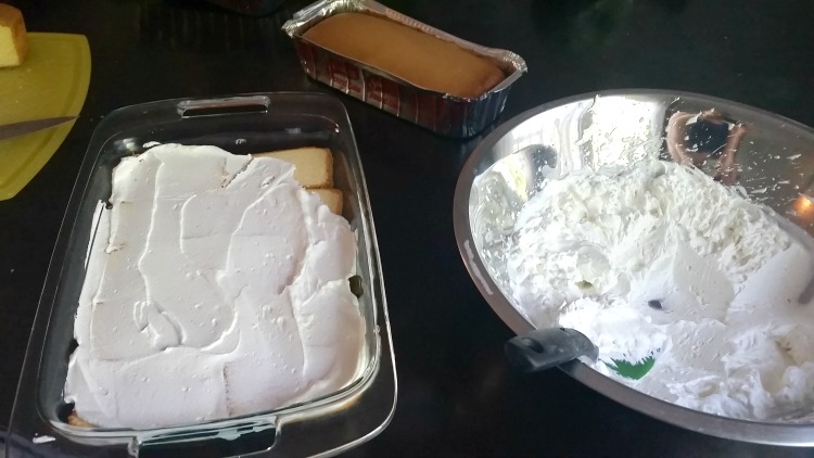 in process no bake patriotic cake