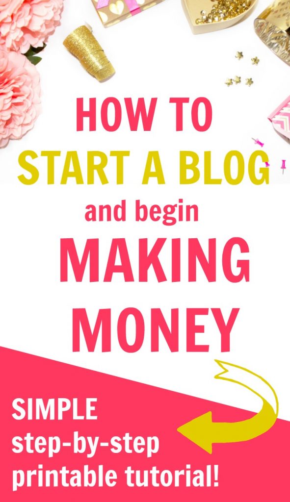 start a blog being making money