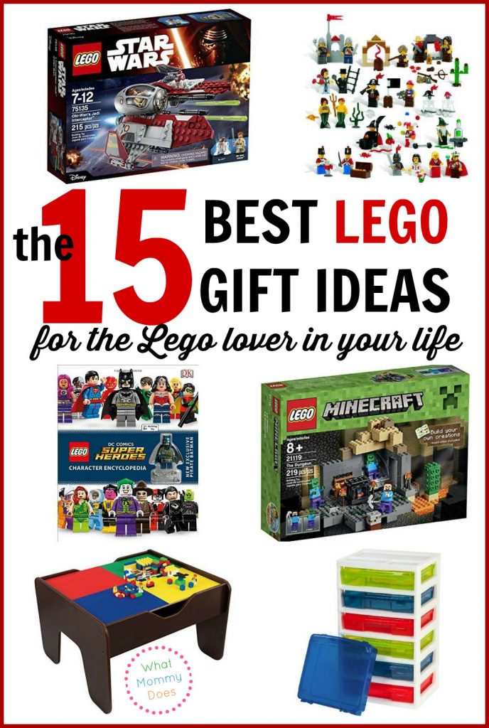 Everyone has a Lego enthusiast in their family! I need all the Lego gift ideas I can get for my kids AND my brother! Even as an adult, he LOVES Legos. Lol These would make perfect Christmas presents or birthday gifts. #8 and #10 are my favorite :D 