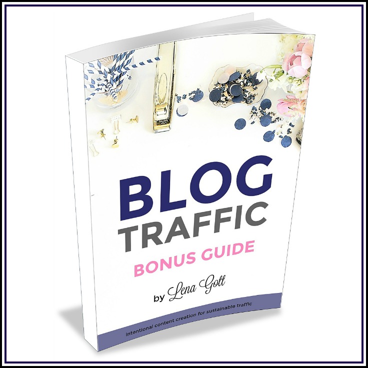 FREE BLOG TRAFFIC BONUS GUIDE: These are 3 strategies I used to go from 17K monthly page views to over 350K page views in 9 months. If you blog for money, you'll want to read this! Having more traffic means higher paying sponsored posts, more affiliate income, and more ad income. The strategies are simple on the surface, but powerful when you add up the effects. Grab this FREE GUIDE and start growing your blog! | step by step blog tutorial, blogging ideas, blogging traffic checklist