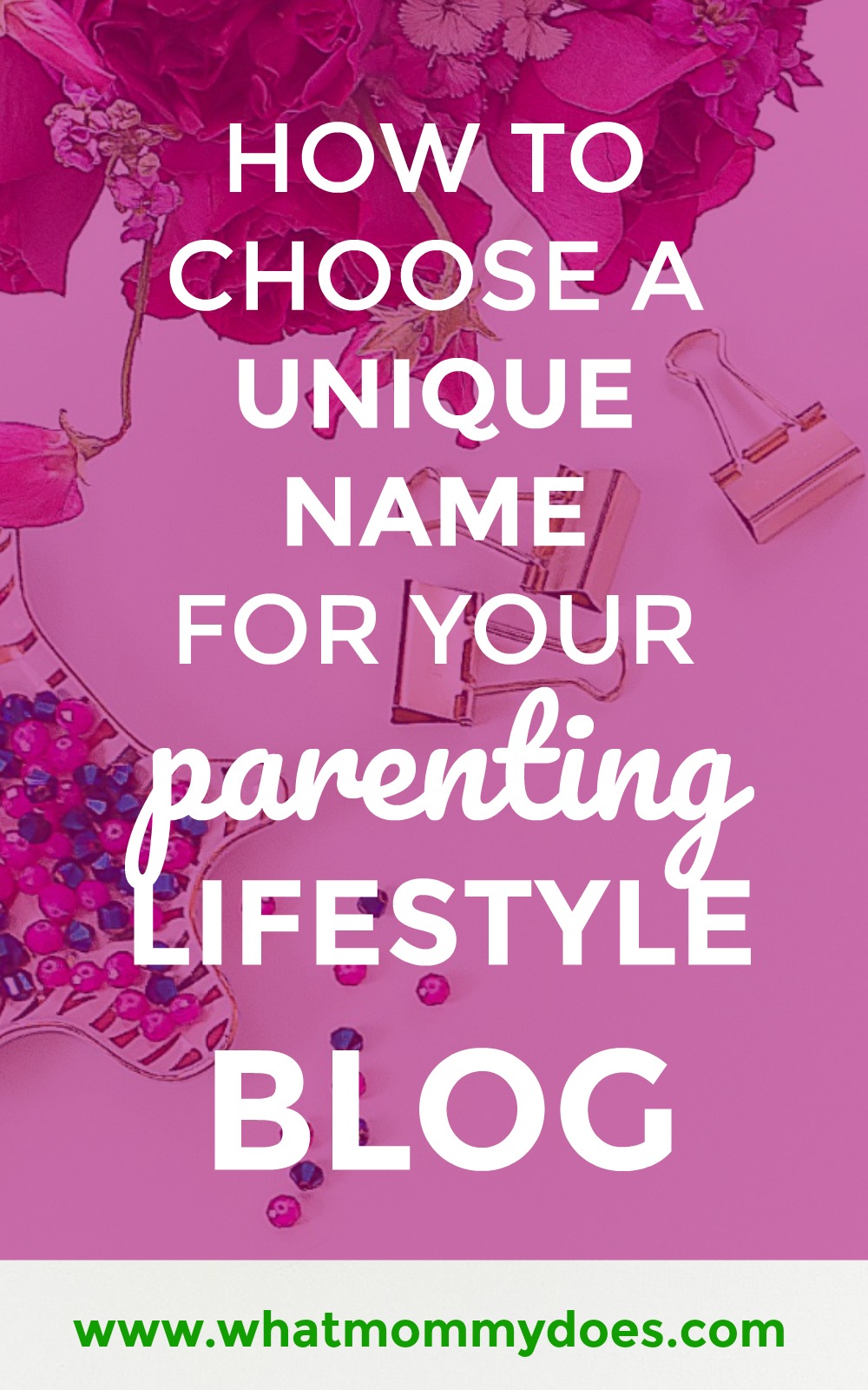 Every time I think I've found the best name for my parenting lifestyle blog, I have to go back to the drawing board because it's taken! I couldn't think of enough alternatives until I read this. It's a great tutorial for helping you decide on a unique blog name that works for your niche. | how to start a lifestyle blog for extra cash on the side, step-by-step blogging tutorials, how to pick a perfect blog name