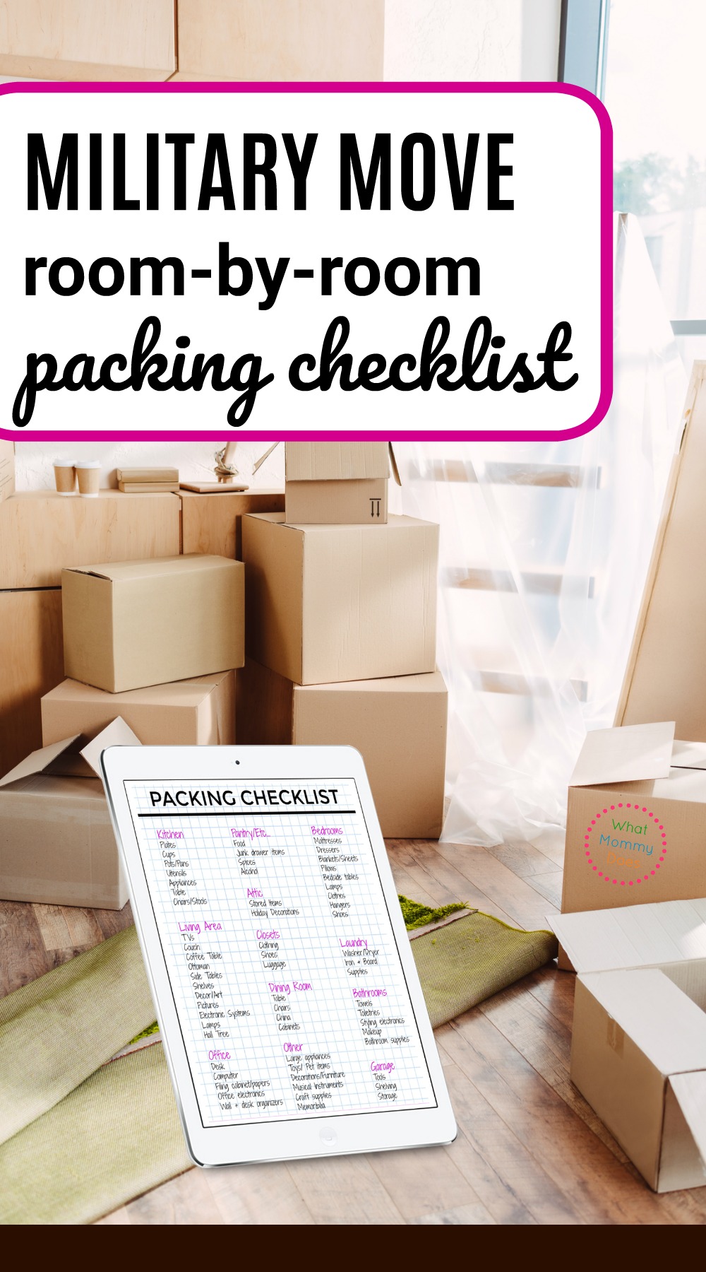 A Military Wife's Tips for Surviving a Quick Relocation (plus moving