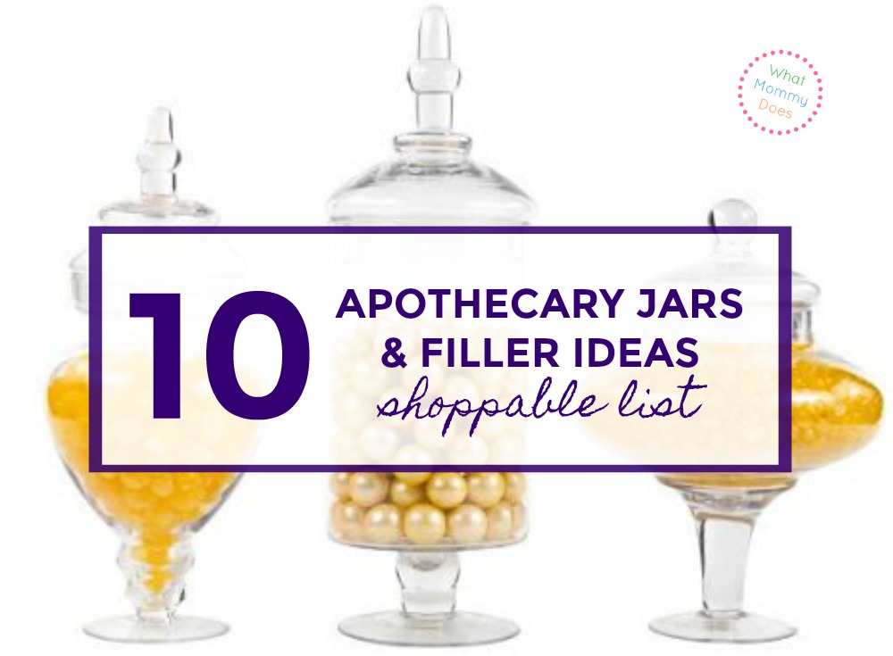 Here's what you should put in your apothecary jar for a bathroom or kitchen.